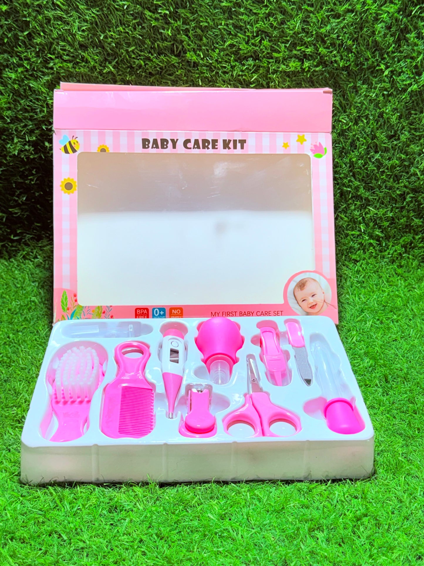 All-in-One Newborn Baby Care Kit & Grooming Set (BPA Free) + FREE Silicone Baby Food Squeeze Feeder Spoon🎉