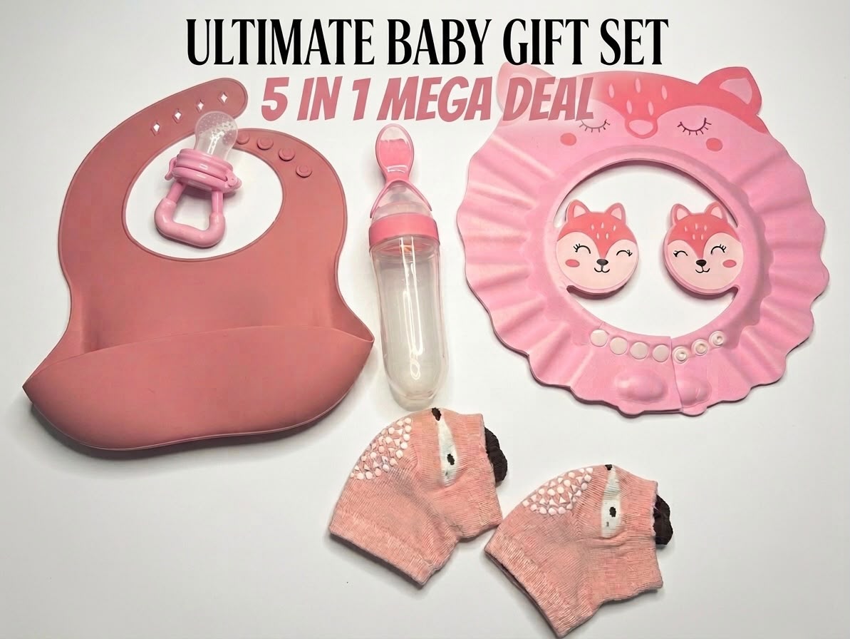 Baby Feeding 5-in-1 Mega Gift Set Deal