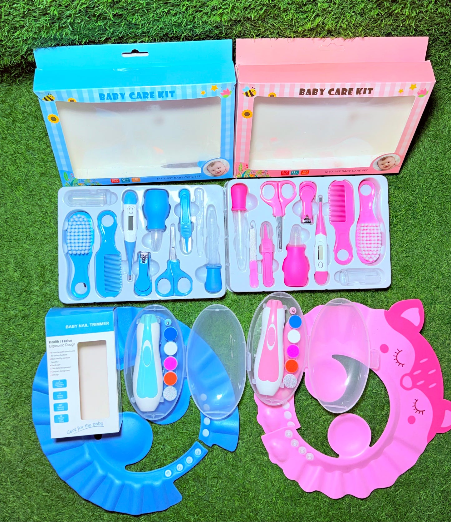 All-in-One Ultimate Baby Care & Grooming Kit with Electric Nail Trimmer & Shampoo Shower Cap 👶✨