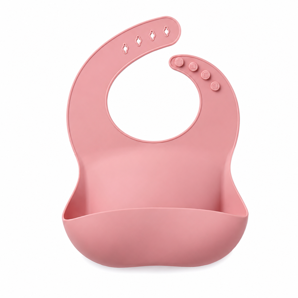Silicone Baby Feeding Bib with Food Catcher – Waterproof Baby Bib