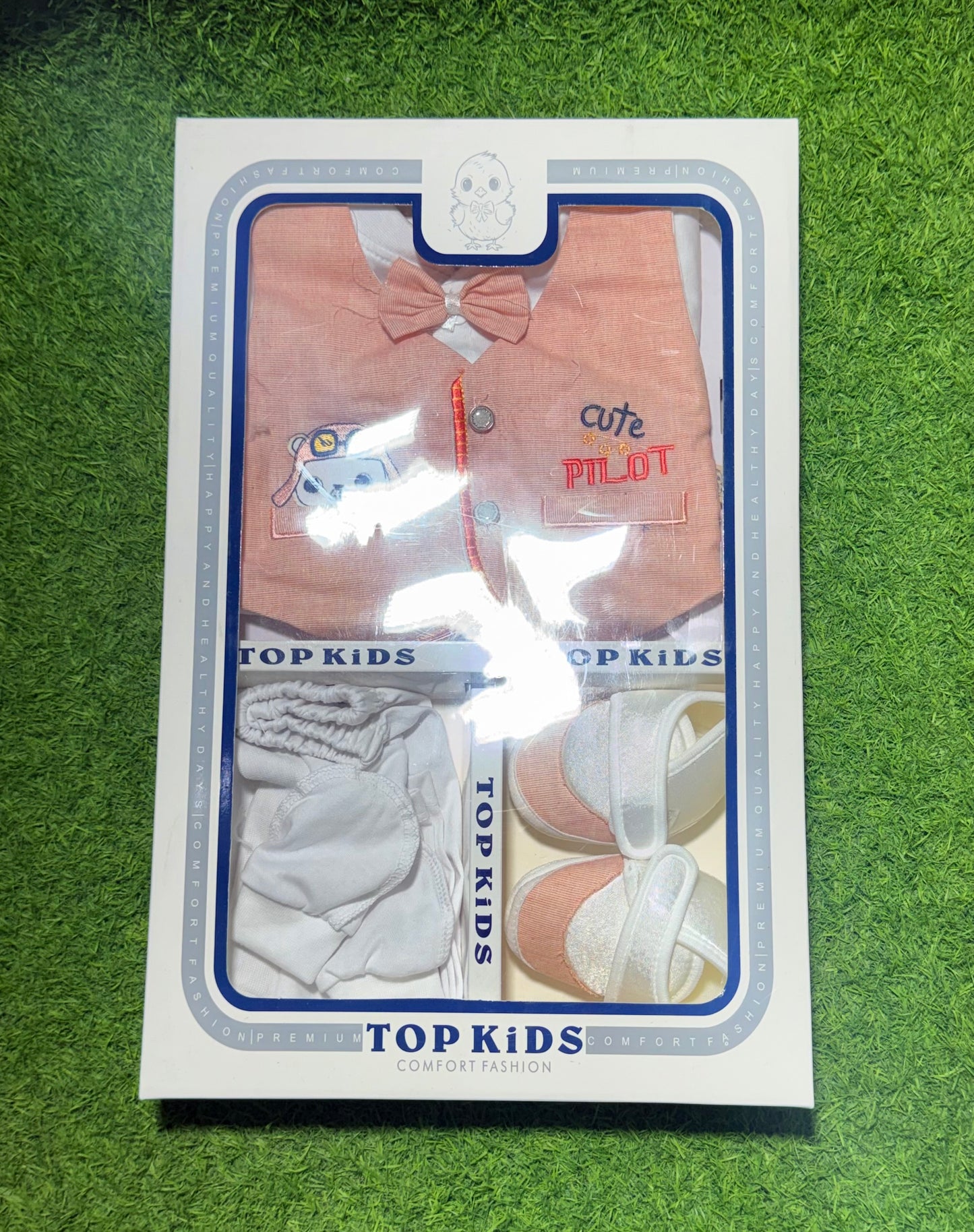 Newborn Baby Gift Set Bundle Assorted Designs - Premium Cotton Clothing & Booties Box👶