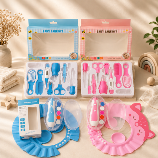 All-in-One Ultimate Baby Care & Grooming Kit with Electric Nail Trimmer & Shampoo Shower Cap 👶✨