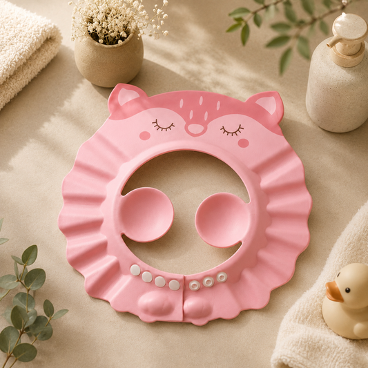 Baby Silicone Shower Cap for Kids | Adjustable Shampoo Bath Cap